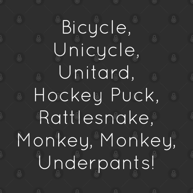 Monkey Monkey Underpants by Raw Designs LDN