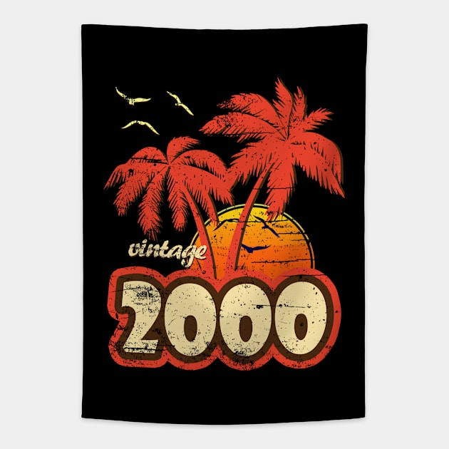 2000 Vintage Sunset Tapestry by bridgewalker