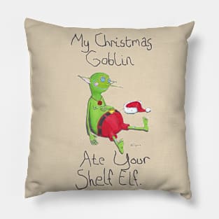 Christmas Goblin color Pillow