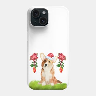 CHRISTMAS HAT CORGI - CORGI LOVERS CHRISTMAS DESIGN Phone Case