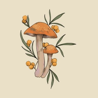 Orange Mushroom T-Shirt