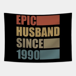 Vintage Epic Husband Since 1990 Tapestry