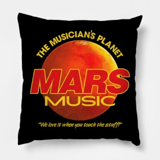 Mars Music Defunct Music Store Pillow