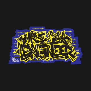 Made By Engineer Graffiti #4 T-Shirt