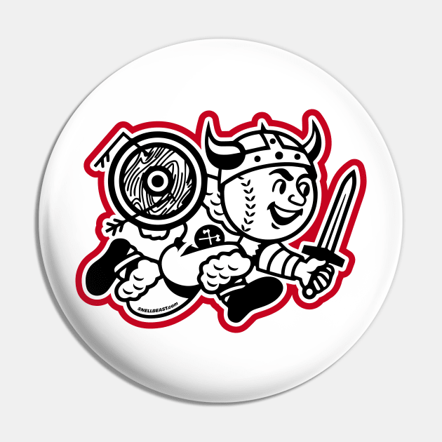 Mr.Viking Red Pin by SnellBeast