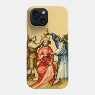 Medieval Meme Art - Salbung Davids Phone Case