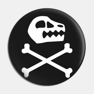 Raptor Crossbones Pin