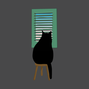 Fat cat longing T-Shirt