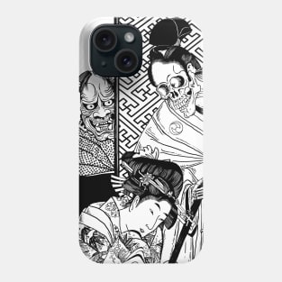 Death and the Maiden: Samurai Edition Phone Case