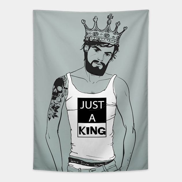 King Tapestry by EveFarb