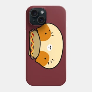 Hotdog Tabby Face Phone Case