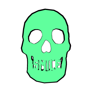 Green Skull Smile T-Shirt