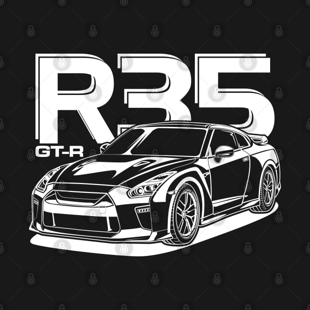 GTR R35 (White Print) by WINdesign