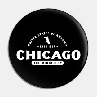 Chicago Zephyr Elegance Pin