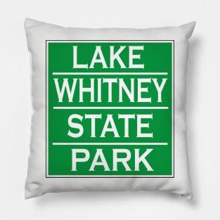 LAKE WHITNEY STATE PARK Pillow