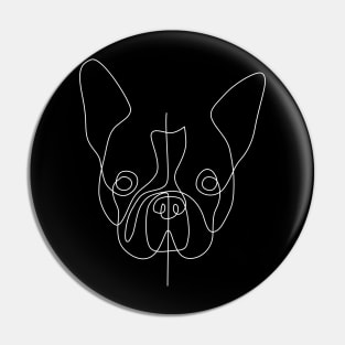 french bull dog one lines Pin