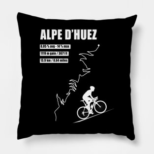 Alpe d'Huez Climb - Tour de France Pillow