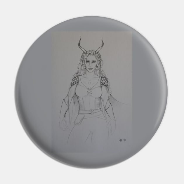 Violexx- Tiefling Cleric from Intelligence Check Pin by IntelligenceCheck