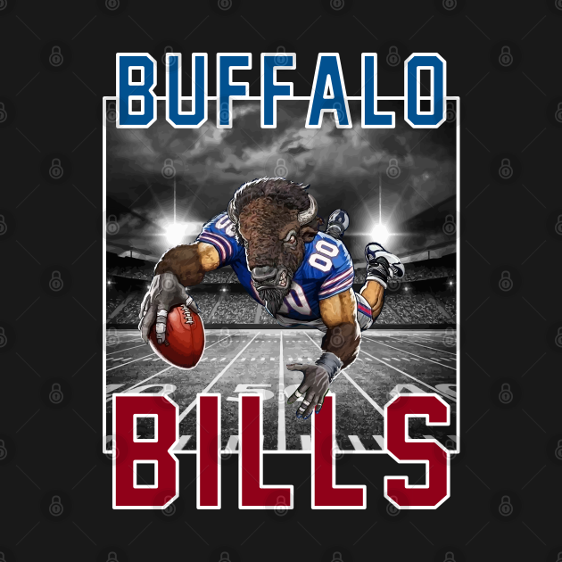 Discover buffalo bills - touchdown - Buffalo Bills - T-Shirt