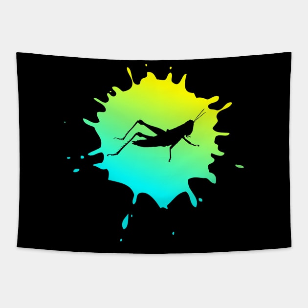 Men or Boys Grasshopper Tapestry by JKFDesigns