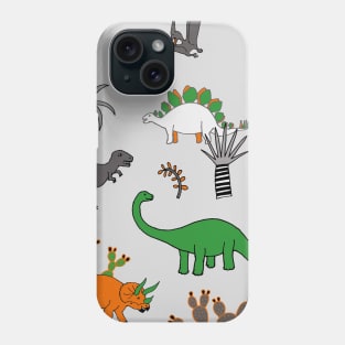 Dinosaur Desert - fun dinosaurs by Cecca Designs Phone Case