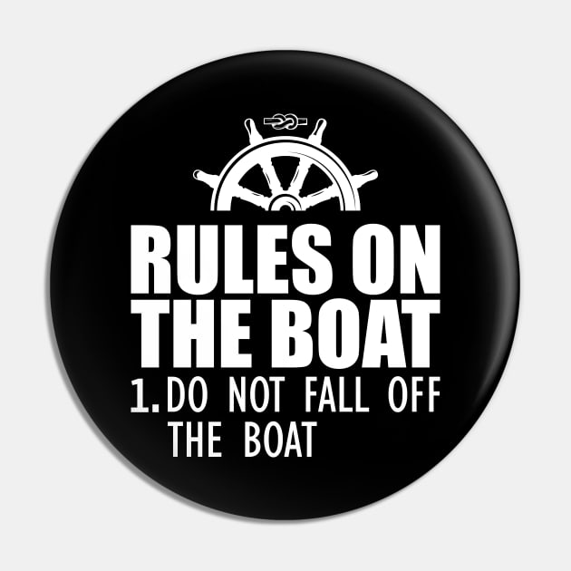 Boat - Rules on the boat 1. Do not fall off the boat Pin by KC Happy Shop