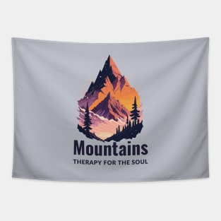 Mountains, therapy for the soul Tapestry