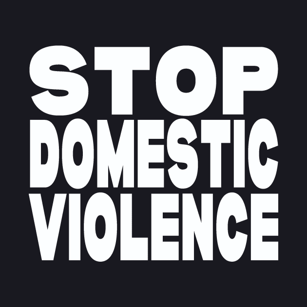 Stop domestic violence by Evergreen Tee