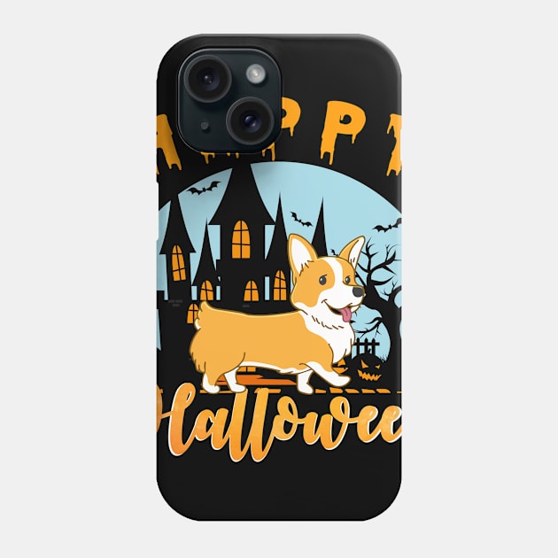 Happy Halloween Corgi Lover Gift Phone Case by Creative Design