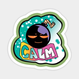 Fnf Whitty mod character graffiti calm Magnet