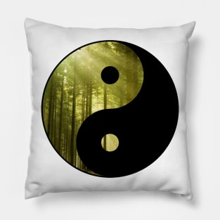 ying yang Pillow