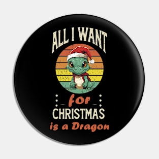 All I want for Christmas Pin