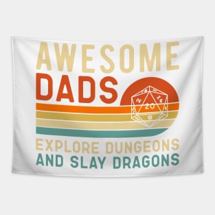 Awesome Dads - Explore Dungeons and Slay Dragons Tapestry