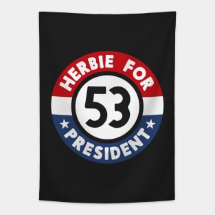 Herbie For President - Monte Carlo (Dark) Tapestry