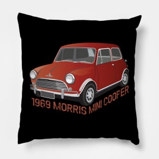 Morris Mini Cooper1969 Pillow