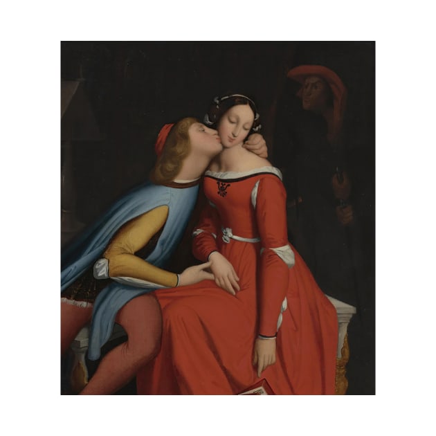 Paolo And Francesca by Jean-Auguste-Dominique Ingres by Classic Art Stall