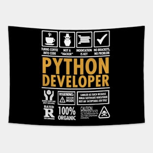 Python Developer Programmer Funny Coder's Tapestry