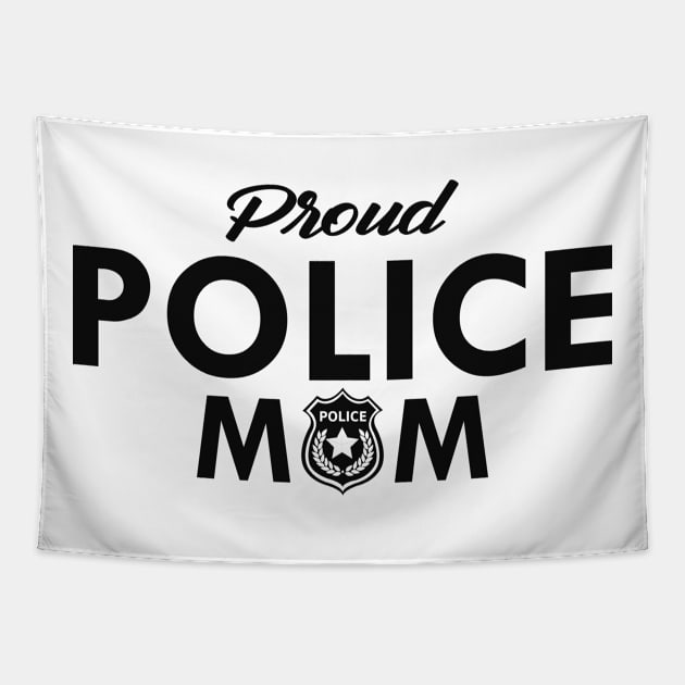 Police Mom Tapestry by KC Happy Shop