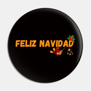 Feliz Navidad PR Pin