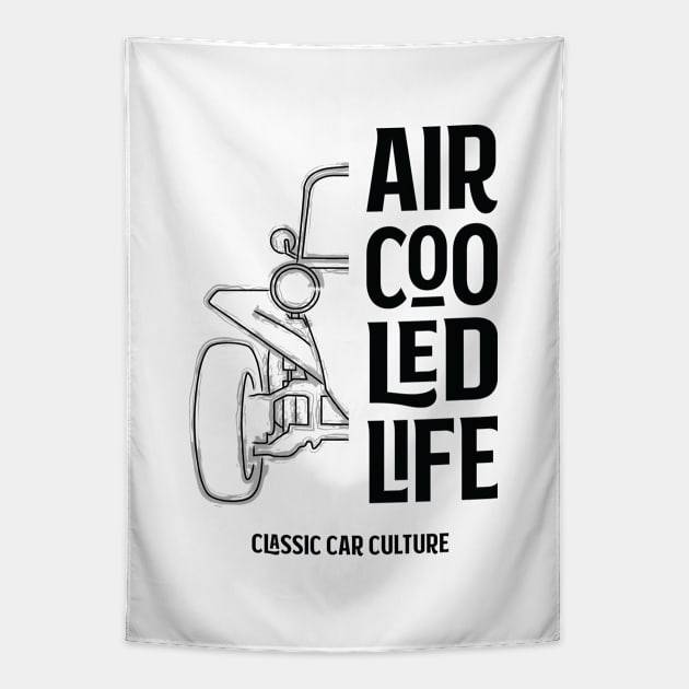 Aircooled Life Beach Buggy - Classic Car Culture Classic Tapestry by Aircooled Life