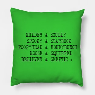 Nicknames Pillow