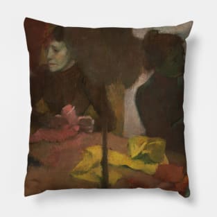 The Milliners by Edgar Degas Pillow