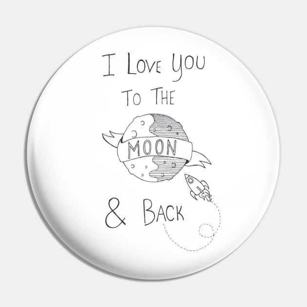 To the Moon and back Pin by marissafv