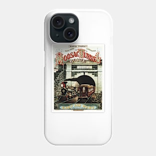 Hoosac Tunnels Route Massachusetts East and West Vintage Railway Phone Case