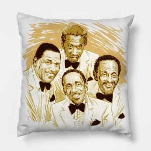 Modern Jazz Quartet - An illustration by Paul Cemmick Pillow