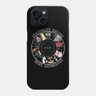 STATEMENT BEGINS OR STATEMENT  ENDS RETRO Phone Case