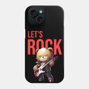 Teddy Rock Phone Case