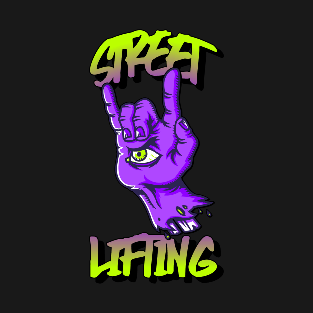 STREETLIFTING - spooky hand design by Thom ^_^