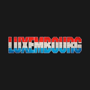 Luxembourg Flag for Men Women Luxembourg National Pride T-Shirt