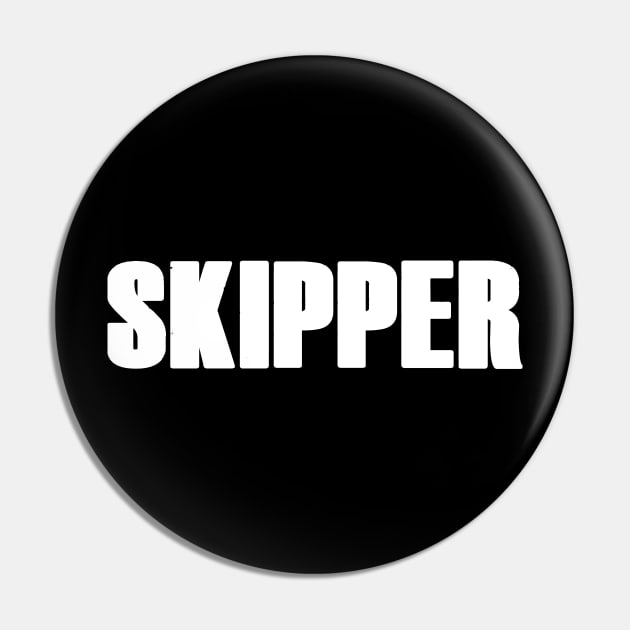 Skipper Pin by Kev Brett Designs